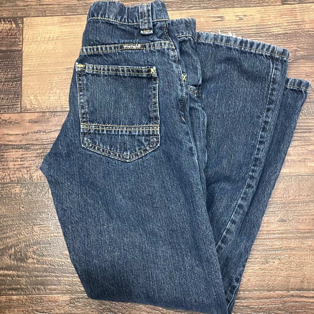 Wrangler Dark Blue Relaxed Fit Jeans